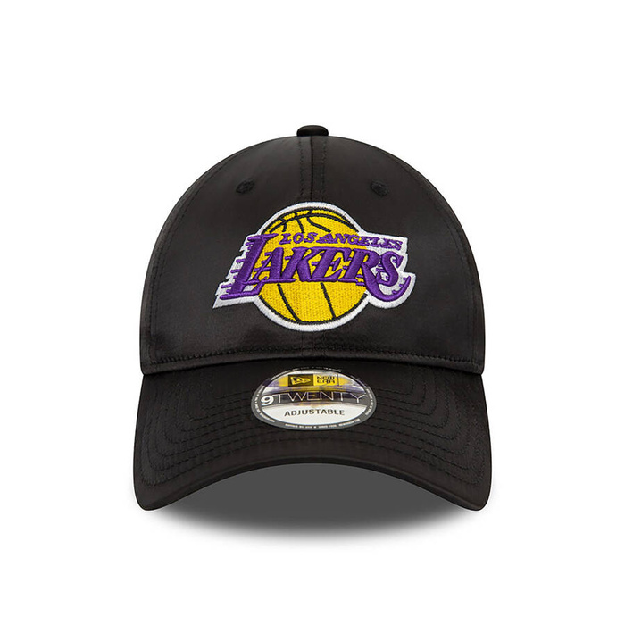 New Era czapka z daszkiem 29TWENTY Strapback Satin Los Angeles Lakers black