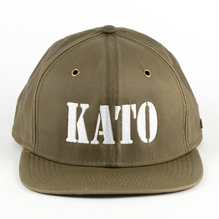 MAT Wear x New Era strapback KATO Script olive / white