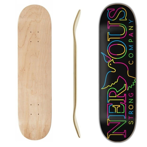 Blat do deskorolki Nervous deck Ucob black 8.25" x 32"