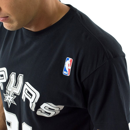 Koszulka męska Mitchell and Ness t-shirt Player Name & Number Traditional Tim Duncan San Antonio Spurs black
