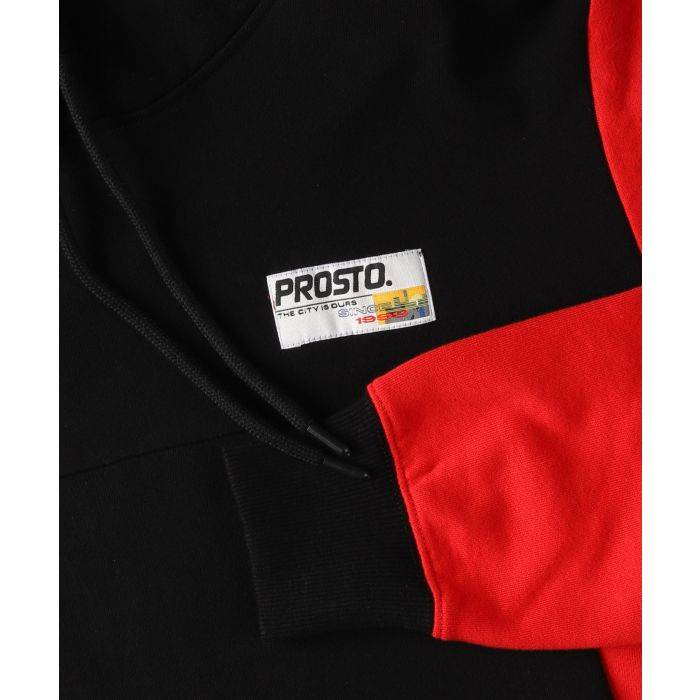 Prosto Klasyk bluza męska z kapturem Zycra red