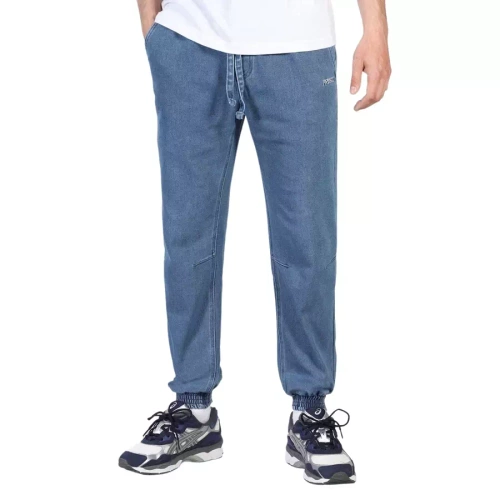 Prosto Klasyk spodnie męskie jeans jogger Pazy blue