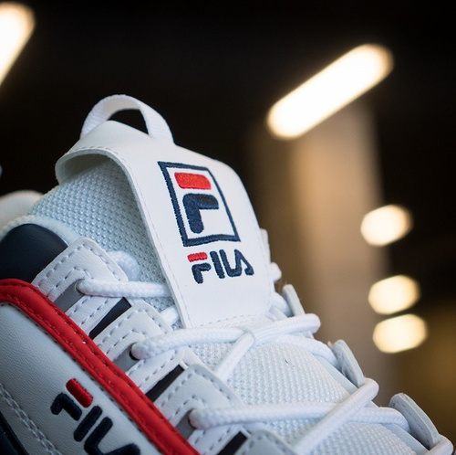 Buty męskie Fila Disruptor CB Low white / fila navy / fila red (1010575.01M)
