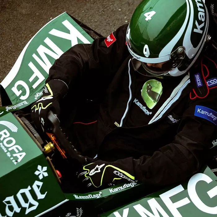 Kamuflage* koszulka męska Formula black