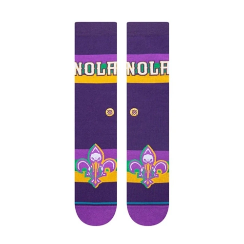 Stance skarpety koszykarskie Infiknit™ NOLA CE 2023 NBA New Orleans Pelicans purple
