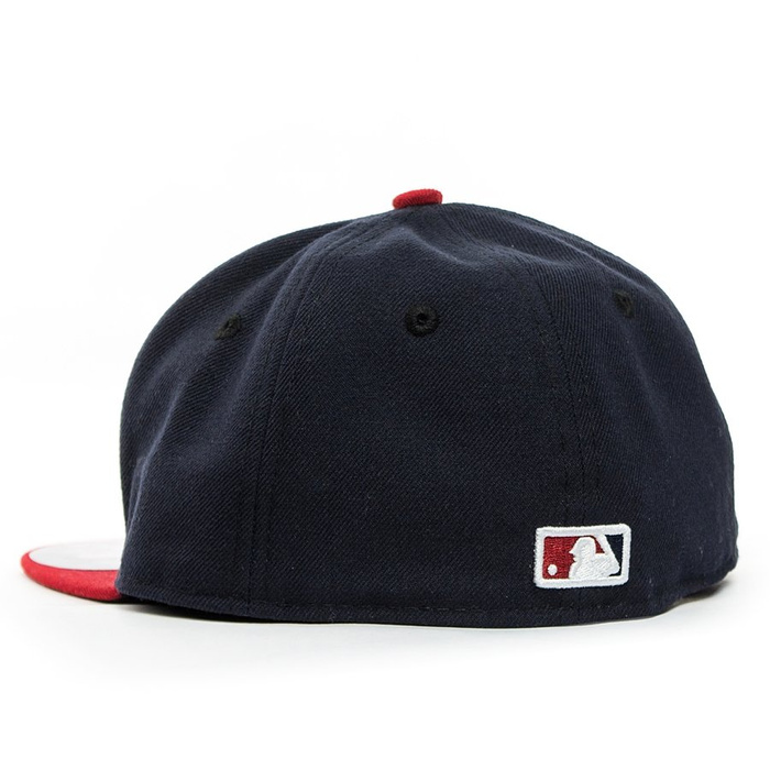 New Era fitted cap 59FIFTY KIDS Authentic Performance MLB Washington Nationals navy / red