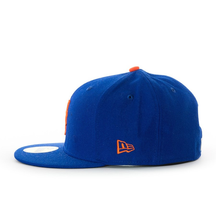 Czapka z daszkiem New Era fitted 59FIFTY New York Mets royal / orange