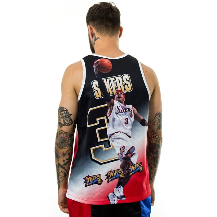 Mitchell and Ness t-shirt NBA Behind The Back Philadelphia 76ers Allen Iverson black / white / red