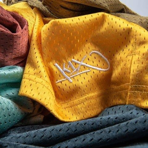 K1X spodenki koszykarskie męskie Oldschool Mesh shorts lemon chrome