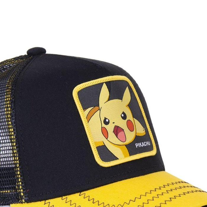 CapsLab casquette trucker Pokemon Pikachu black / yellow