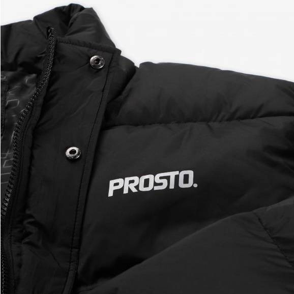 Prosto Klasyk kurtka zimowa męska Retro Puff Real Down black