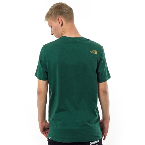 Koszulka męska The North Face t-shirt M Easy night green / gold (T92TX3N3P)