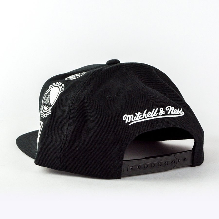 Czapka Mitchell and Ness snapback Team Logo History Golden State Warriors black