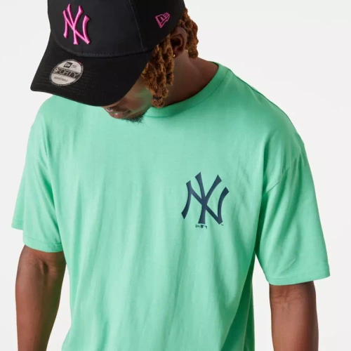 Koszulka męska New Era t-shirt MLB Oversized New York Yankees turquoise