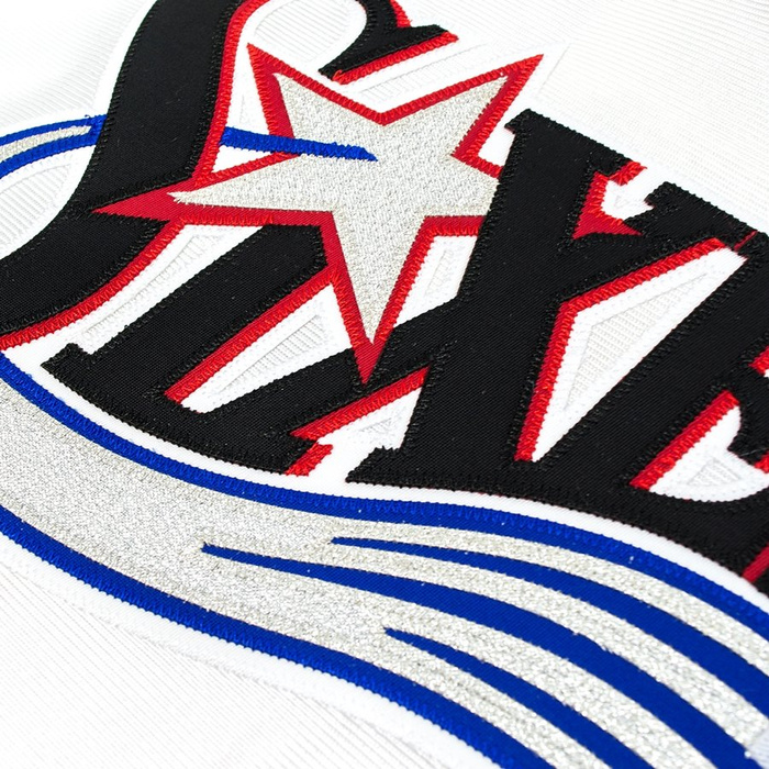 Koszulka męska Mitchell and Ness authentic jersey HWC Philadelphia 76ers Allen Iverson 2001 white