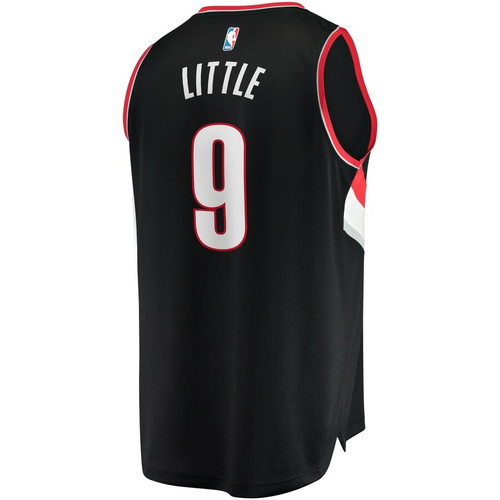 Fanatics Replica Jersey NBA Icon Edition Portland Trail Blazers Nassir Little black