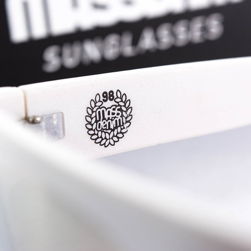 Okulary przeciwsłoneczne Mass Denim sunglasses Icon shine white $