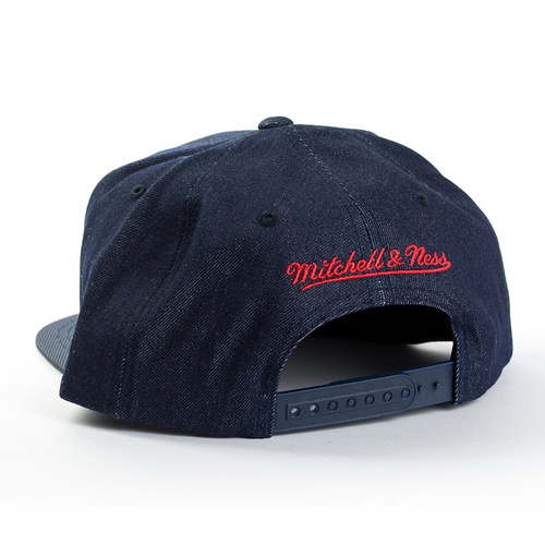 Mitchell and Ness snapback Raw Denim Chicago Bulls denim