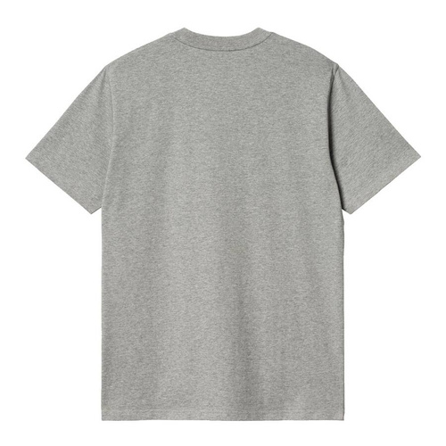 Carhartt WIP koszulka męska Script grey heather - chervil