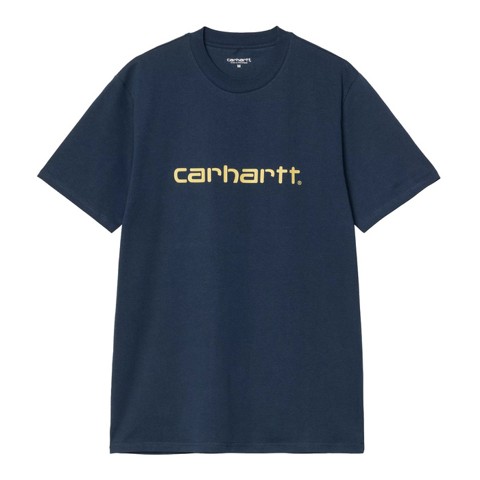 Carhartt WIP koszulka męska Script ink / air yellow