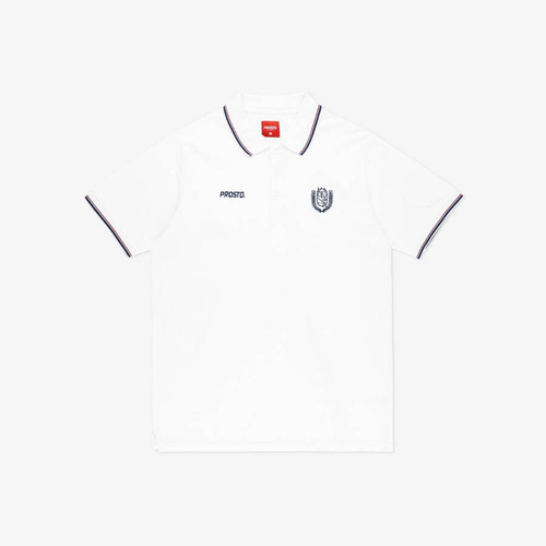Prosto Klasyk koszulka męska polo Woods white