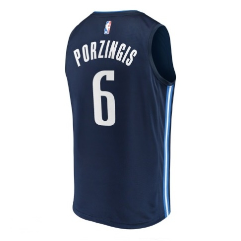 Fanatics koszulka koszykarska Replica Jersey NBA Statement Edition Dallas Mavericks Kristaps Porzingis navy
