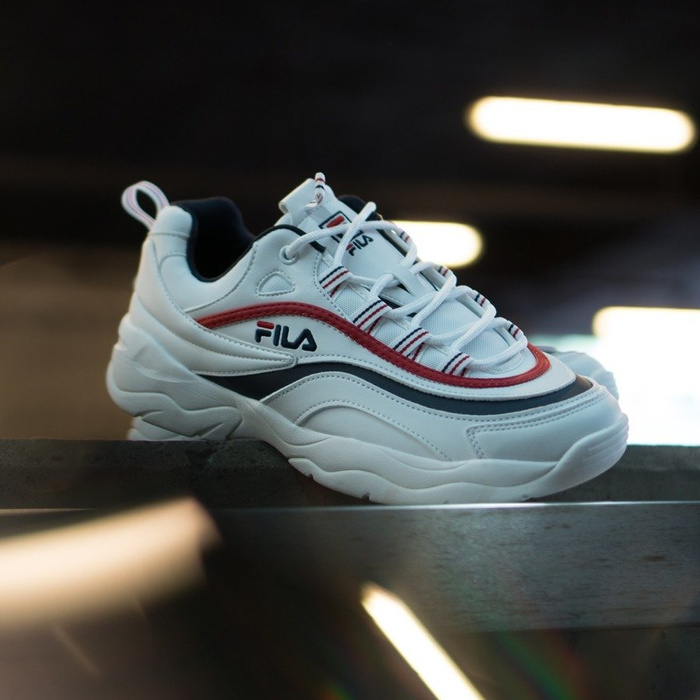 Buty męskie Fila Ray Low white / navy (1010561.150)
