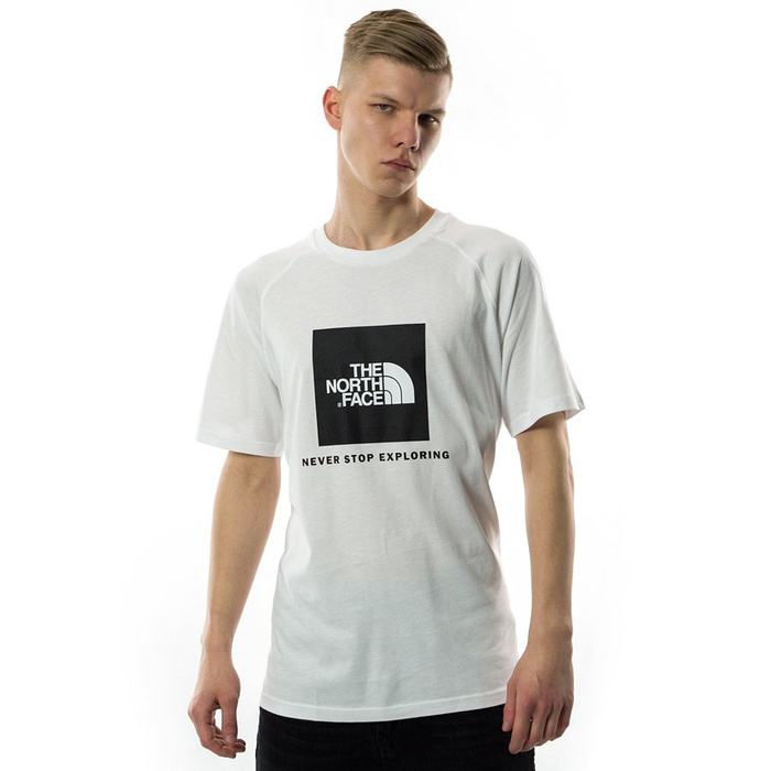 The North Face t-shirt Raglan Red Box TE tnf white (T93BQOFN4)