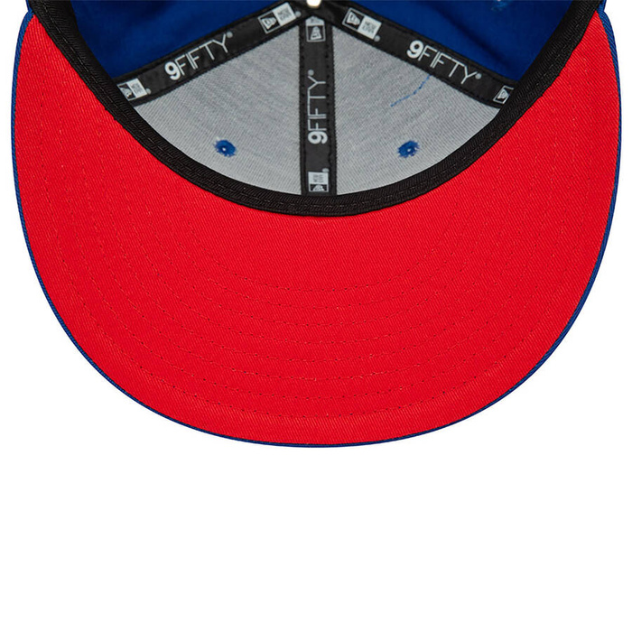 New Era czapka z daszkiem 9FIFTY Snapback Rear Logo NBA Logoman blue