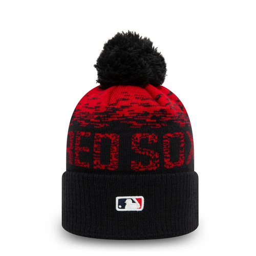New Era beanie Ombre MLB Boston Red Sox Bobble Knit black / red