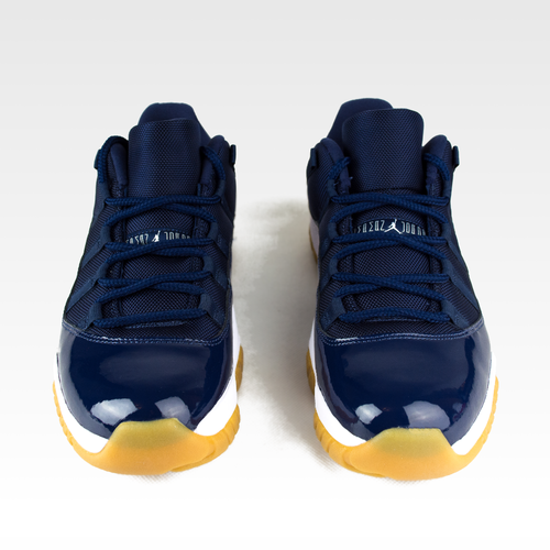 Air Jordan XI Retro Low midnight navy / / white - gum light brown (528895-405)