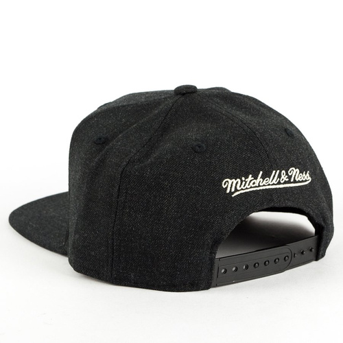 Mitchell and Ness snapback Team Heather Brooklyn Nets black