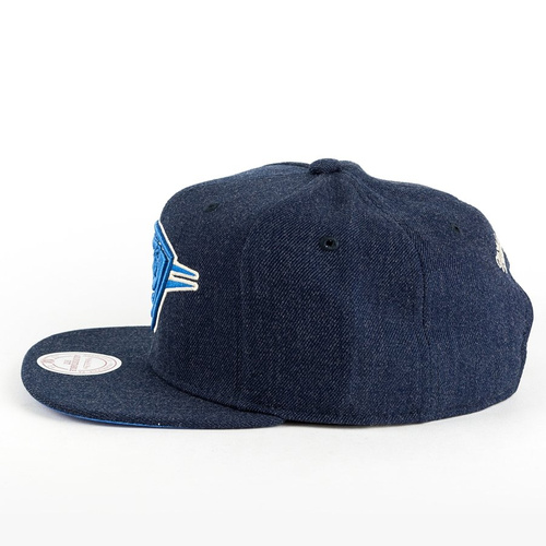 Mitchell and Ness snapback Team Heather Oklahoma City Thunder navy