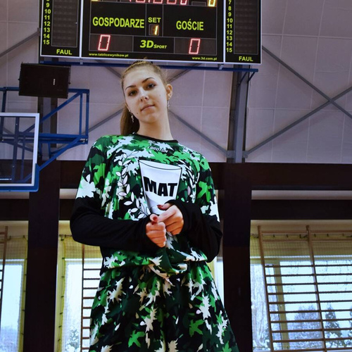 Proton x Melanżowe Akcesoria Tekstylne x MAT Wear koszulka rozgrzewkowa damska Longsleeve Bottle Camo 