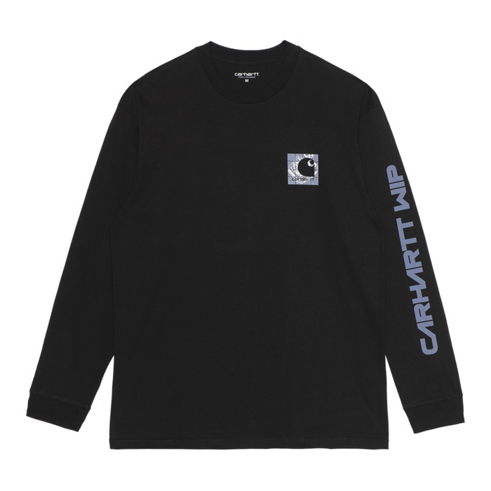 Koszulka męska z długim rękawem Carhartt WIP longsleeve Grid black
