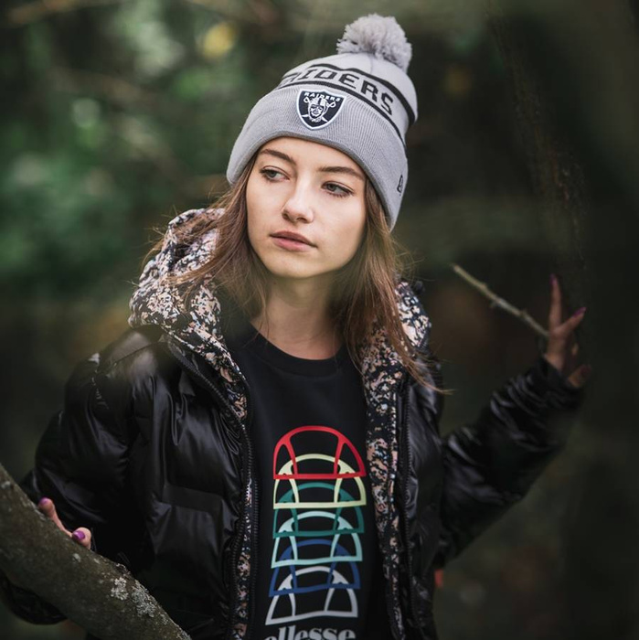 New Era beanie Jake Cuff Knit NFL Las Vegas Raiders grey