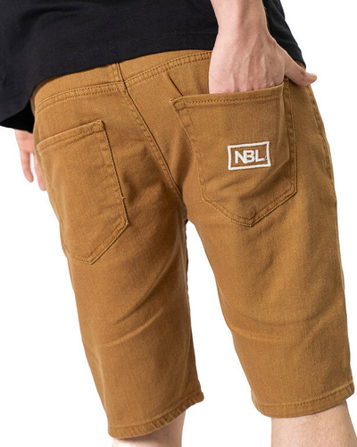 NewBadLine krótkie spodnie męskie materiałowe Icon 3932 brown