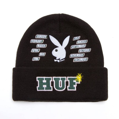 HUF x Playboy beanie Months black