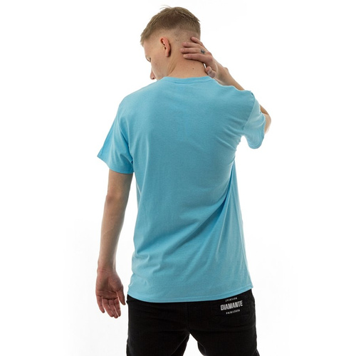 Thrasher t-shirt Flame sky blue