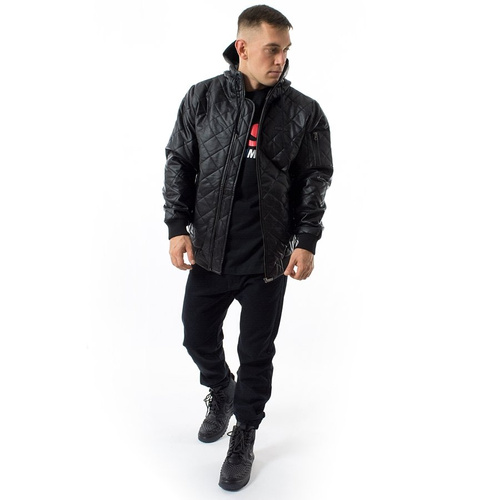 Kurtka zimowa Mass Denim jacket Flyer Quilted black