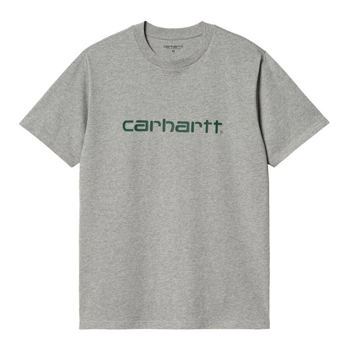 Carhartt WIP koszulka męska Script grey heather - chervil