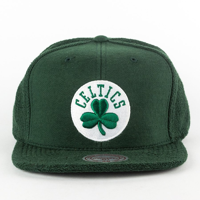 Mitchell and Ness snapback Tonal Texture French Terry Boston Celtics green