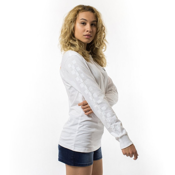 Koszulka damska Vans x Thrasher longsleeve WMNS Checker white (VA36UQWHT) TM