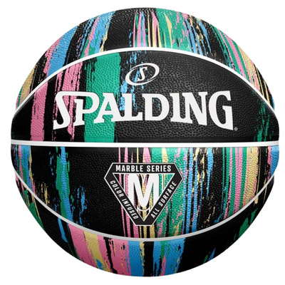 Spalding piłka do koszykówki Marble Outdoor black-pastel rozm.7