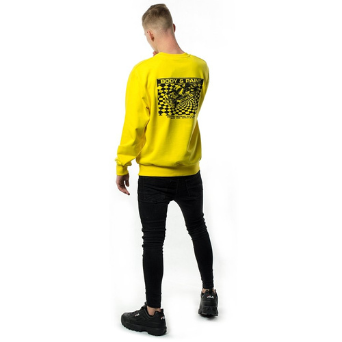 Carhartt WIP sweatshirt crewneck Body & Paint primula / black