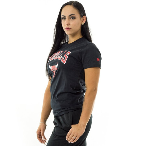 Koszulka damska New Era t-shirt Team Logo Chicago Bulls black