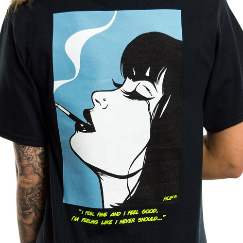 HUF t-shirt WMNS I Feels Good black