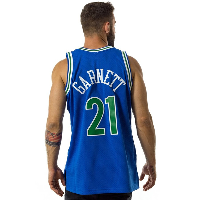 Koszulka męska Mitchell and Ness swingman jersey Minnesota Timberwolves Kevin Garnett 1995-96 blue