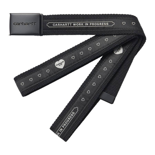 Carhartt WIP Heart Banda Belt jaquard / black