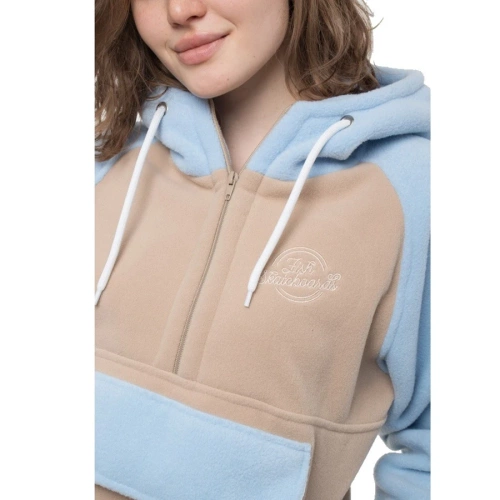 Fish Skateboards polar damski Script blue / coffee